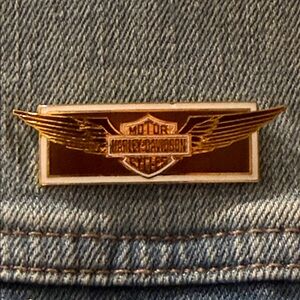 Vintage 1994 Harley-Davidson Winged Logo Pin Brooch
